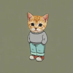 Just a chill cat