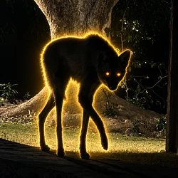 The Black Maned Wolf logo